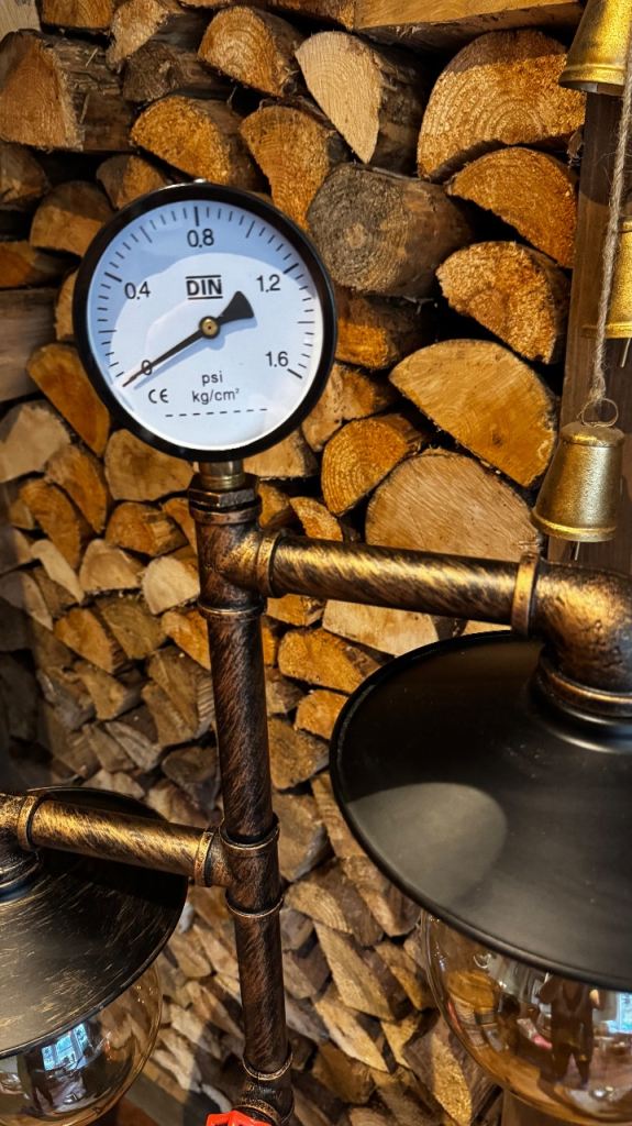 Industrial style floor lamp 