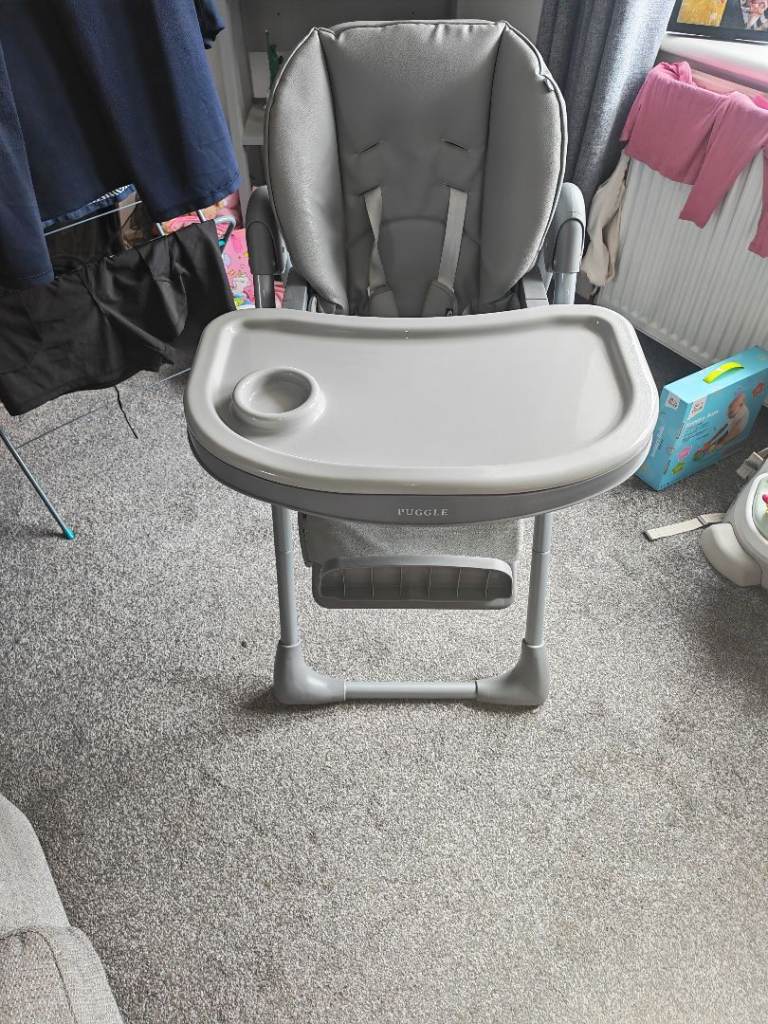 Puggle 7 in 1 Grey baby High Chair