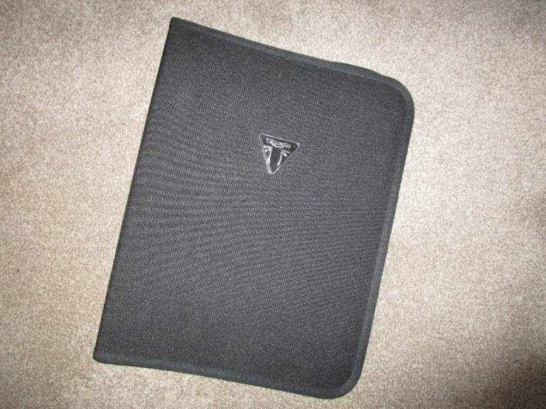 Triumph badged A4 Portfolio Folder