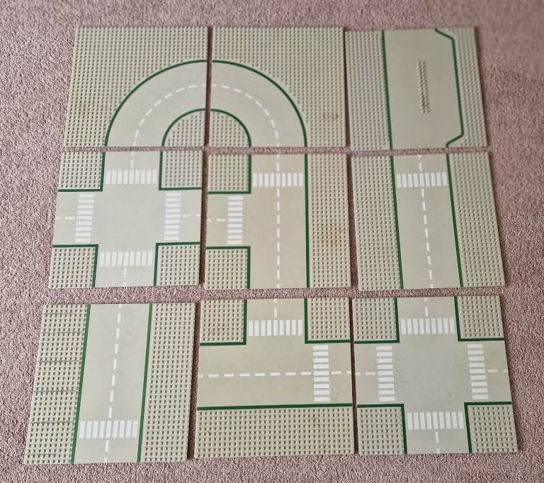 Vintage Lego Road Plates