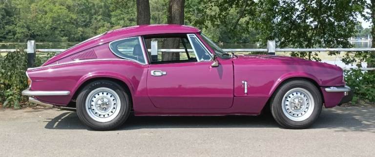 Triumph GT6 mk3. 2 Ltr.  Stunning original magenta colour 