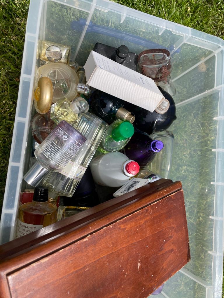 Vintage perfumes and perfume bottles 