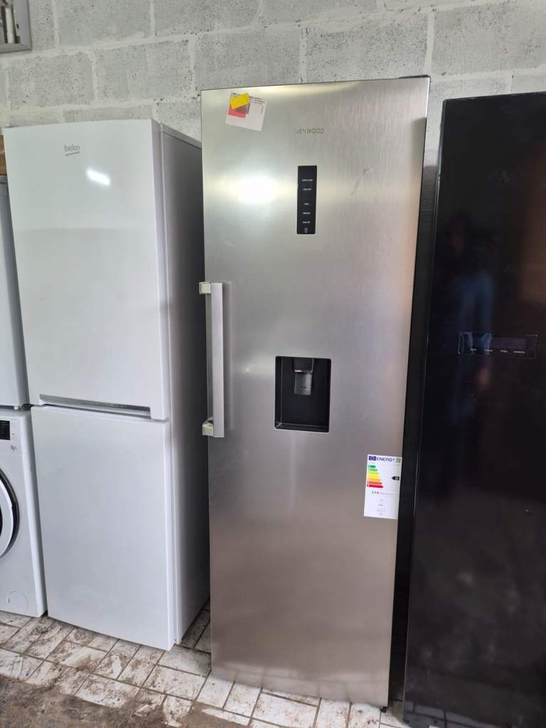 KENWOOD Tall Larder Fridge With Water Dispenser Stainless Steel £225