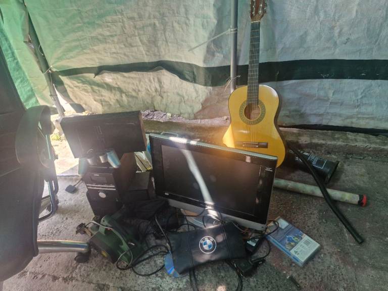 Job Lot of Various Electronics and Guitar