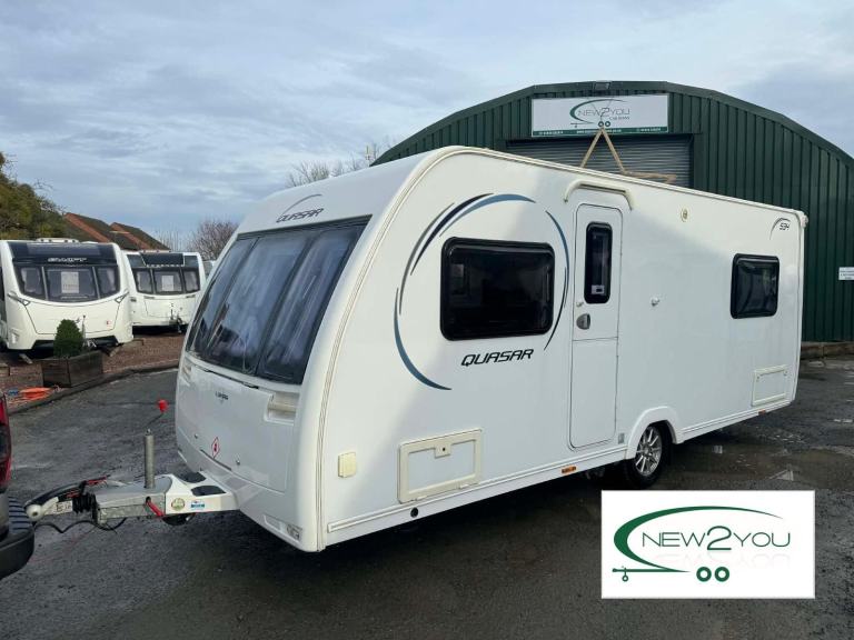 2014 Lunar Quasar 534 4 Berth FIXED BED Caravan - STOCK H012