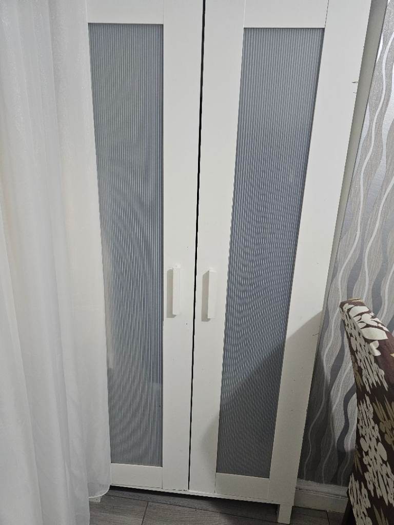 Wardrobe with hangers