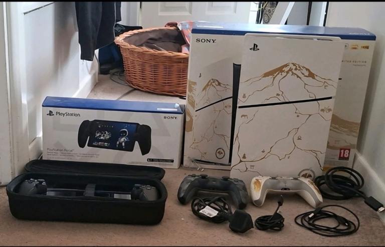 Sony PlayStation 5 Ghost of Yōtei Bundle w/Dualsense, Portal & Carry Case, Boxed