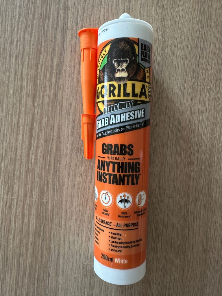Gorilla Sealant Heavy Duty Grab Adhesive All Purpose Bond Building Material