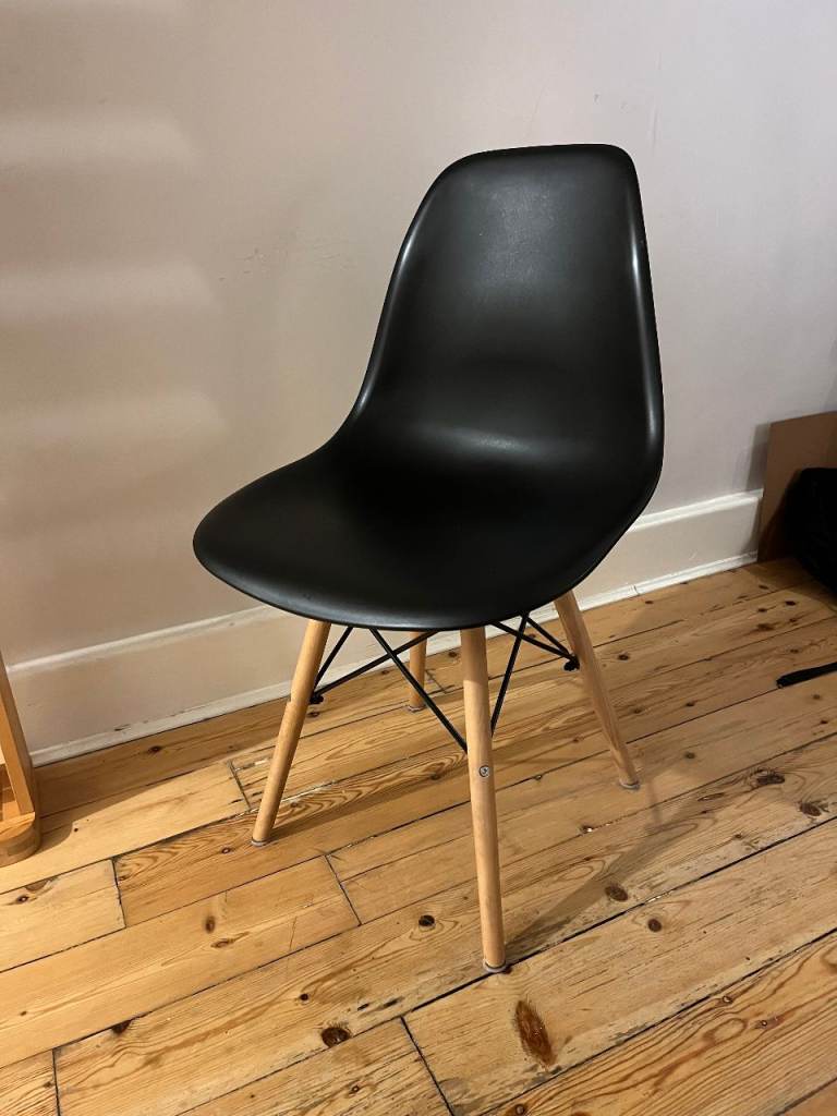 Eames-style dining chairs - 8 available
