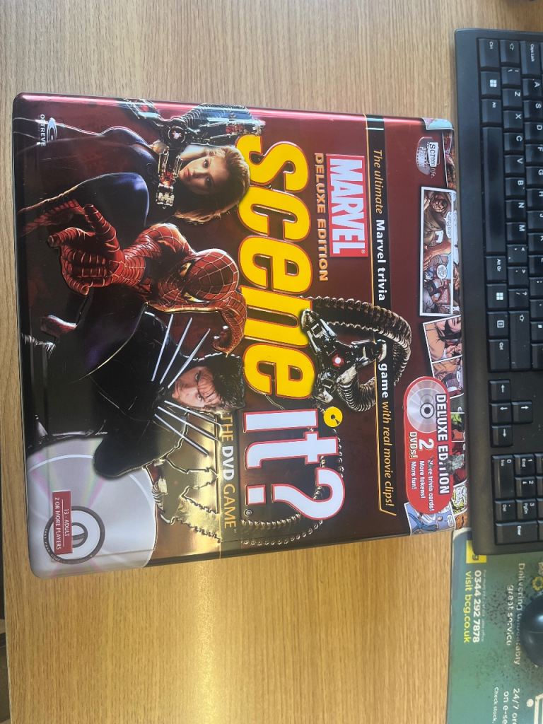 Marvel scene it deluxe edition dvd board game 