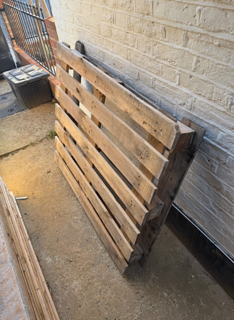 FREE wooden pallet 1.2m x 1.0m size
