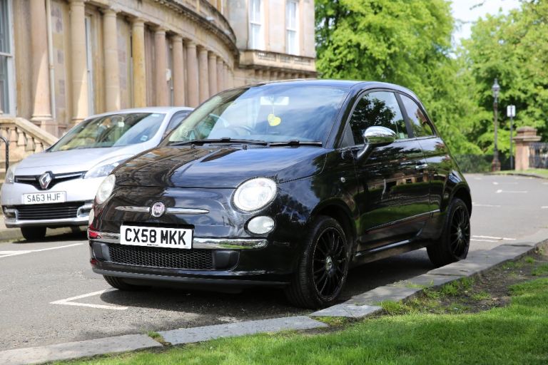 FIAT 500 1.2 POP PETROL BLACK MANUAL+WARRANTY