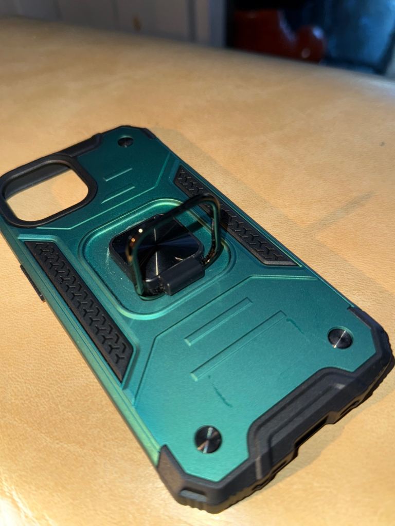 iPhone 15 hard case with stand