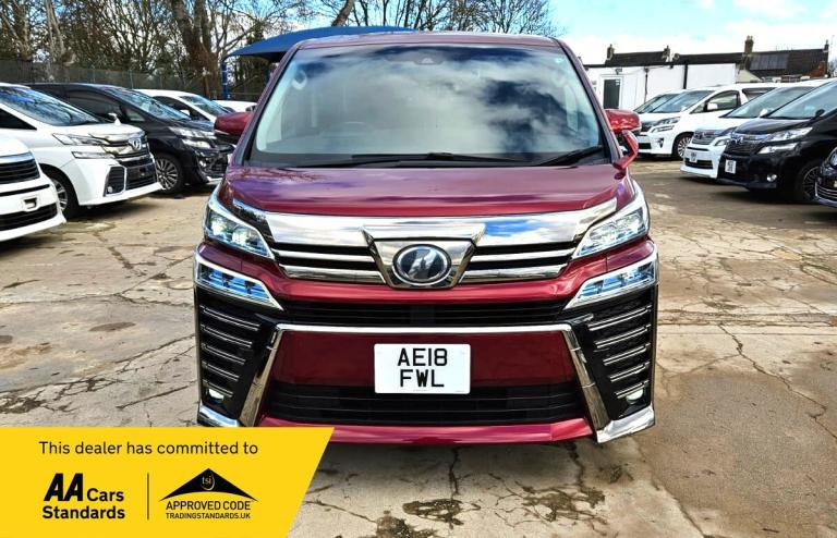 2018 Toyota Vellfire 2.5L PETROL-WINE RED COLOR-ULEZ/CAZ PASS-FREE48MONTHS GOLD