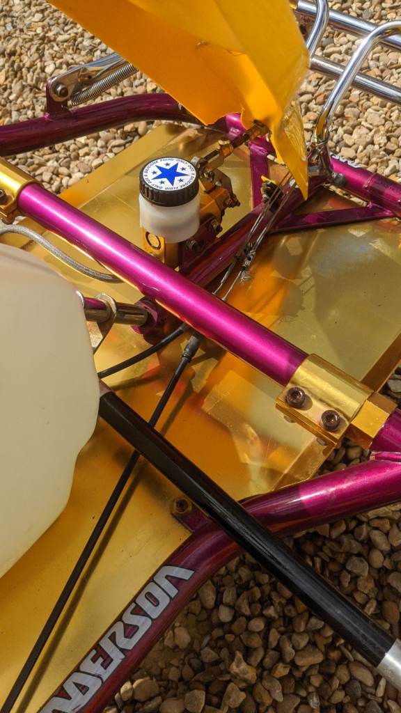 Pro race petrol go cart 