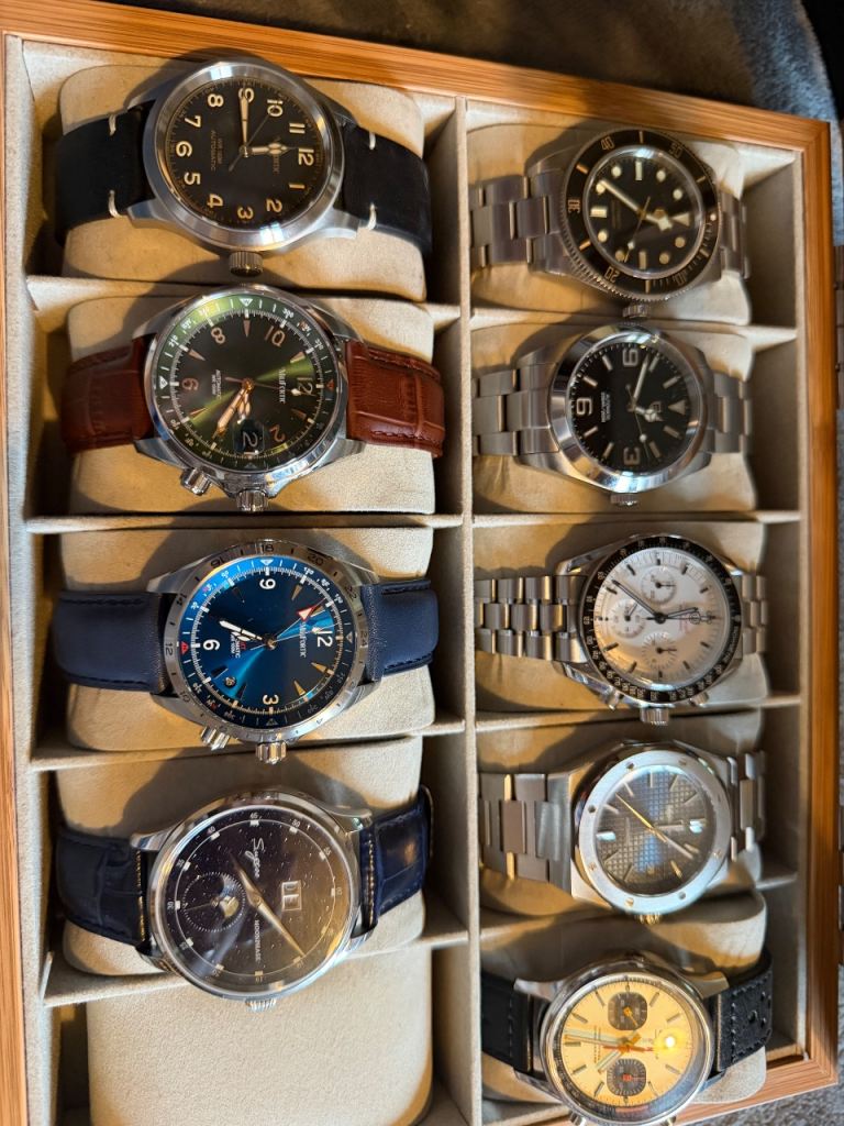 Box of Chinese brand watches 