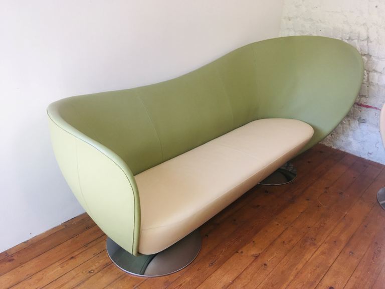 💷Bargain 💷 Mon Coeur Leather Sofa ‘La Cividina’ Designed by Peter Harvey