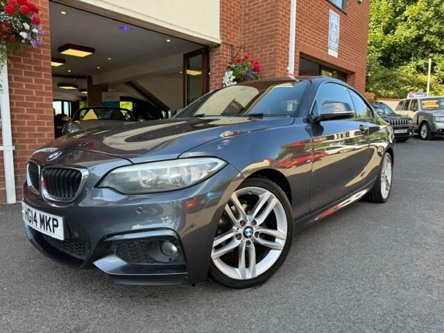 2014 BMW 2 Series 2014 14-Reg BMW 218d M Sport Coupe,FULL RED HEATED LEATHER,FSH!! COUPE Diesel M...