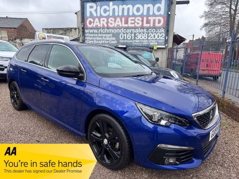 2019 Peugeot 308 1.2 S/S SW GT LINE 5d 129 BHP Estate Petrol Automatic