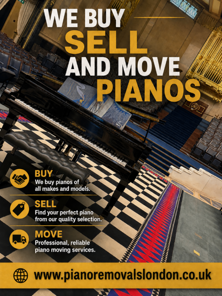 Professional Piano Movers | We Buy, Sell & Move Pianos | London & UK