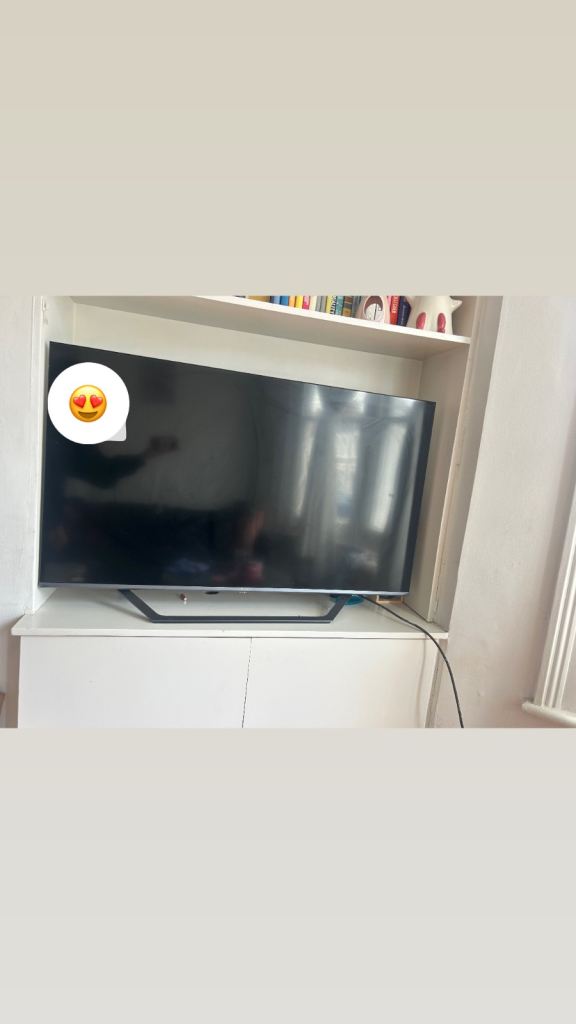 Hisense TV (3 years old). 50 inch smart tv