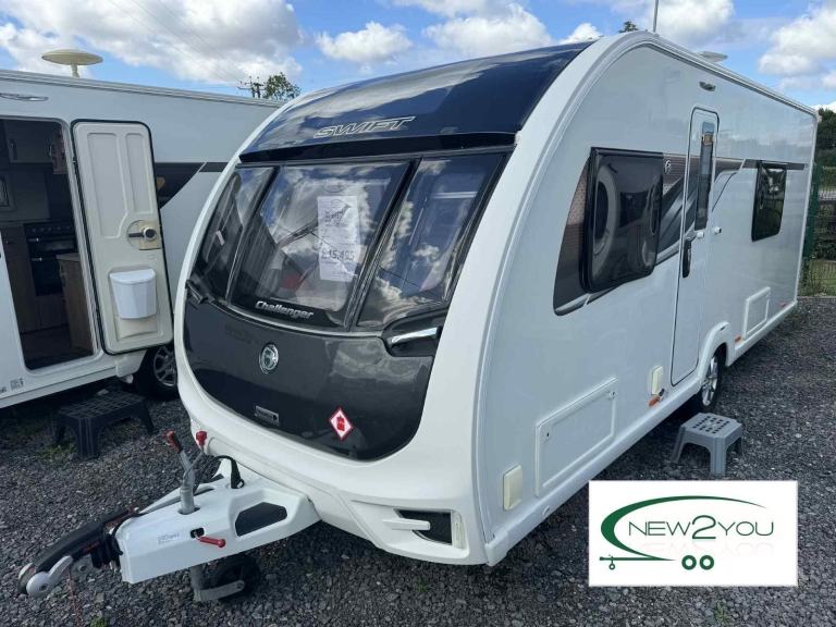 2018 Swift Challenger 565 4 Berth Fixed Singles Caravan - SOCK S062