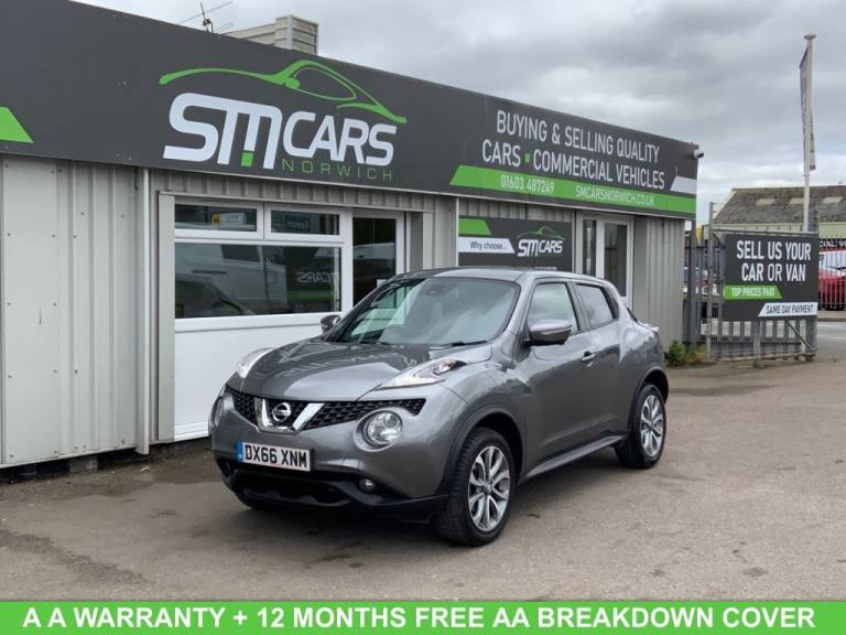 2016 Nissan Juke 1.2 DIG-T Tekna SUV 5dr Petrol Manual Euro 6 (s/s) (115 ps) HATCHBACK Petrol Manual