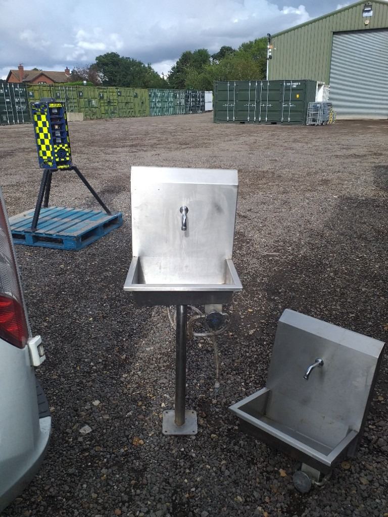 Catering equipment commercial Stainless steel tables sinks racking shelving restaurant kitchen items