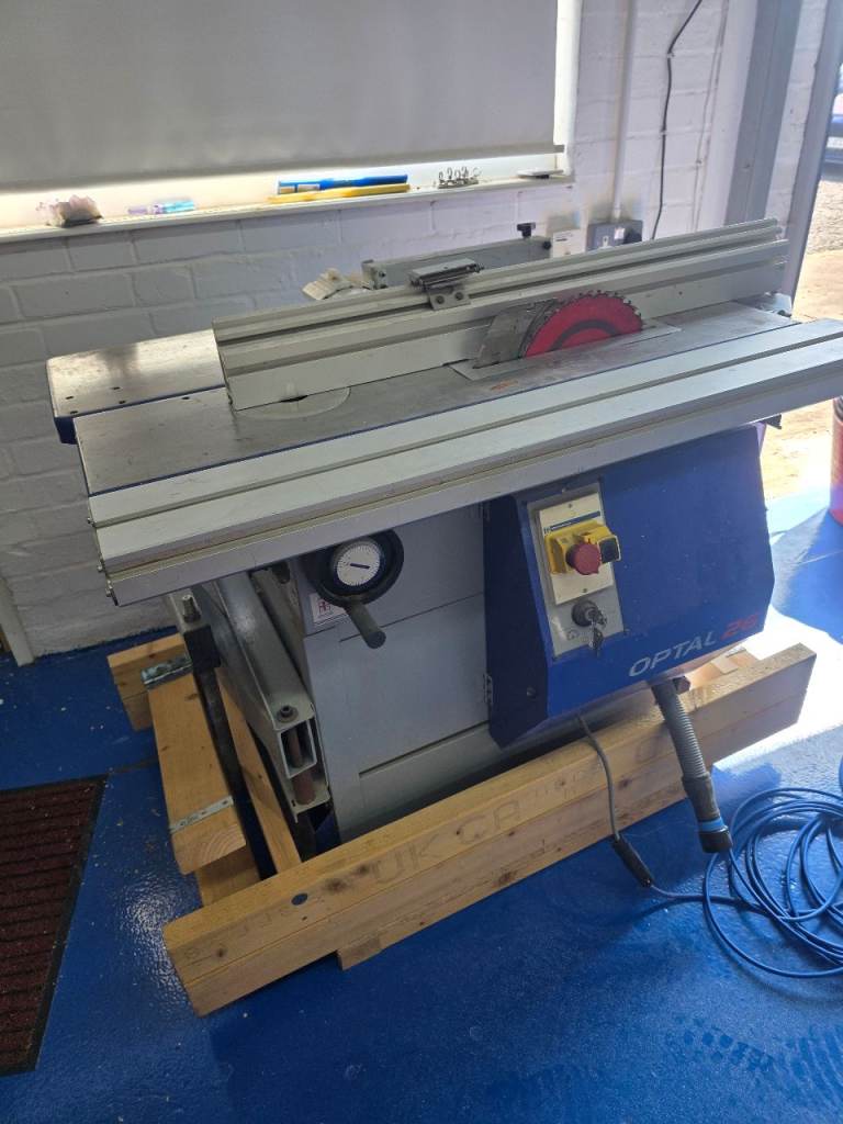 Optal 26 similar to Metabo 260s combination table saw, planer thicknesser and spindle moulder.