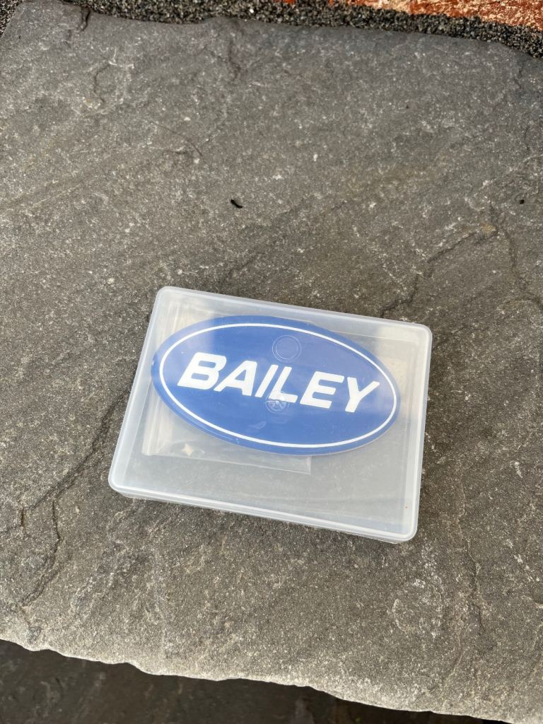 Bailey Caravan decal unused As new 
