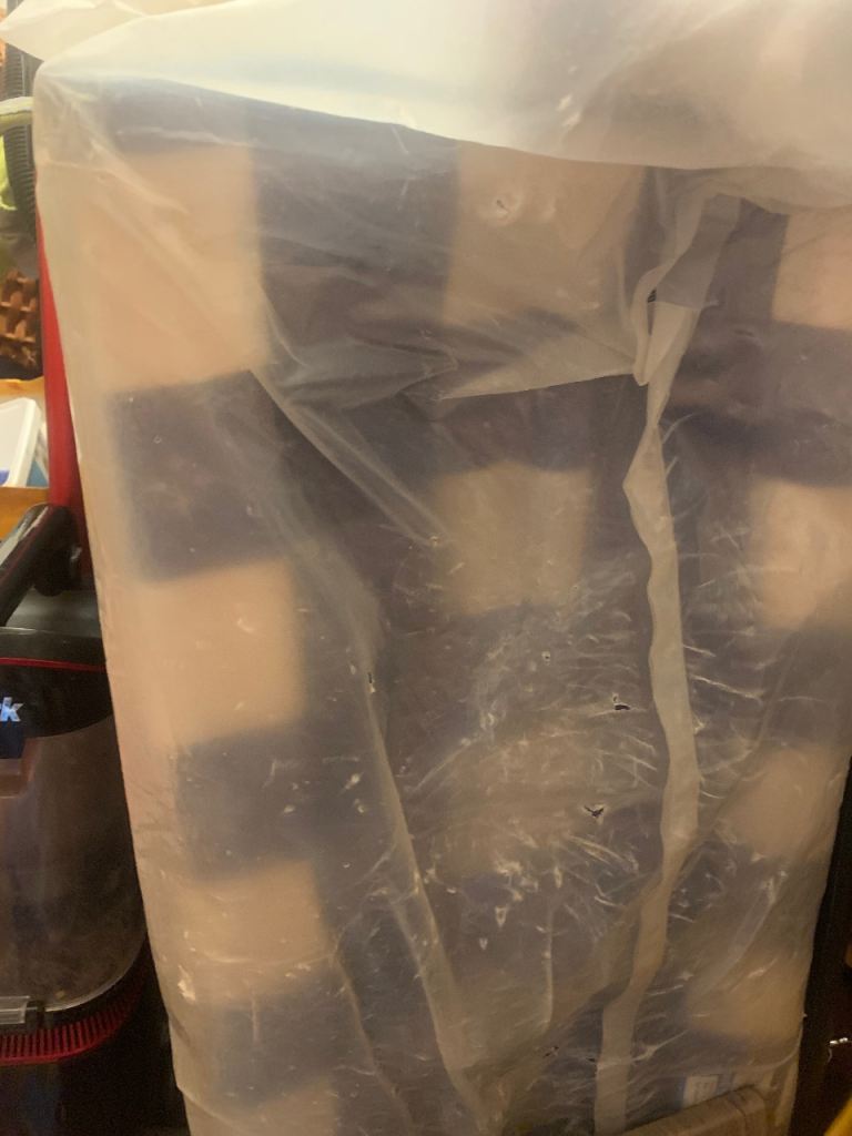 image for Still wrapped FREE new basic double bed.