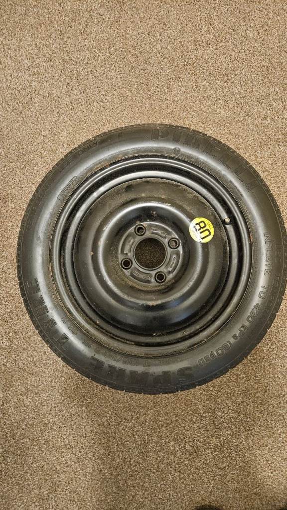 Pirelli Spare tyre R15 Tubeless T125/80 420 KPa 60psi 