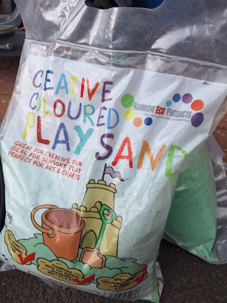 image for Bn 2 x bags of green playsand 