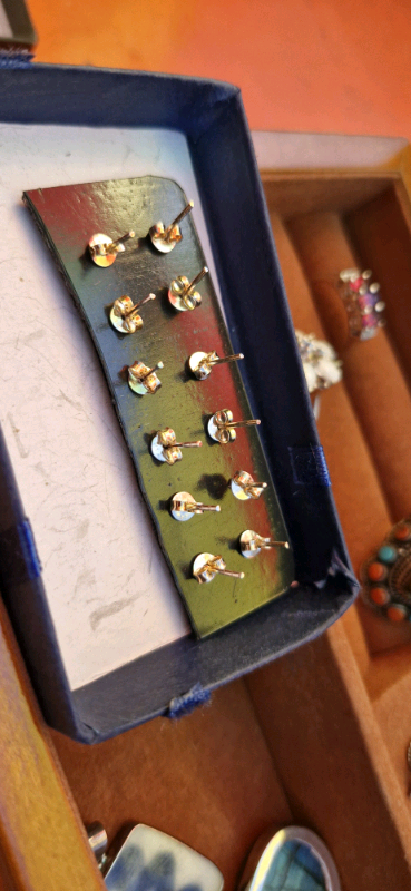 Musical Jewellery box and silver