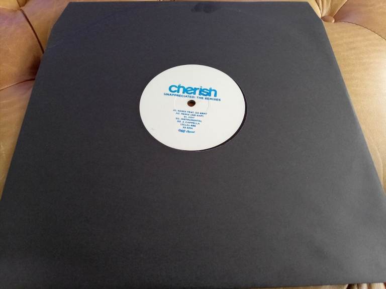 Cherish Unappreciated Album Sampler 12" Promo White Label US RnB New Unplayed