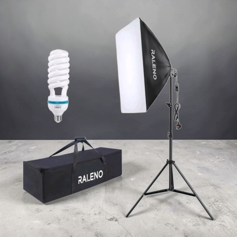 📸 RaLeno PS30 Softbox Photography Lighting Kit – Professional Studio Light