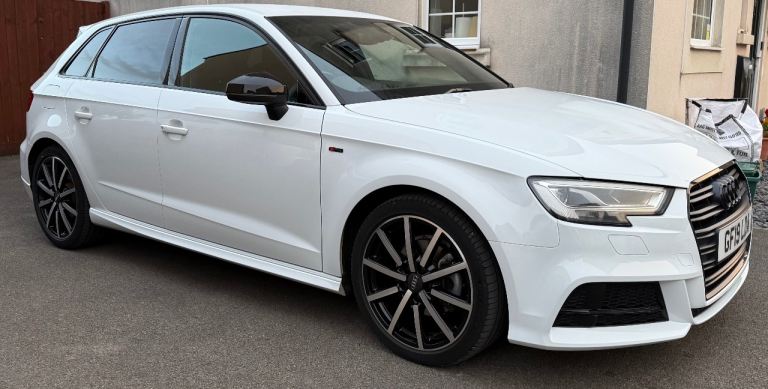 A3 8V 2019 1.5TSi Black Edition S Line Auto 150BHP FSH
