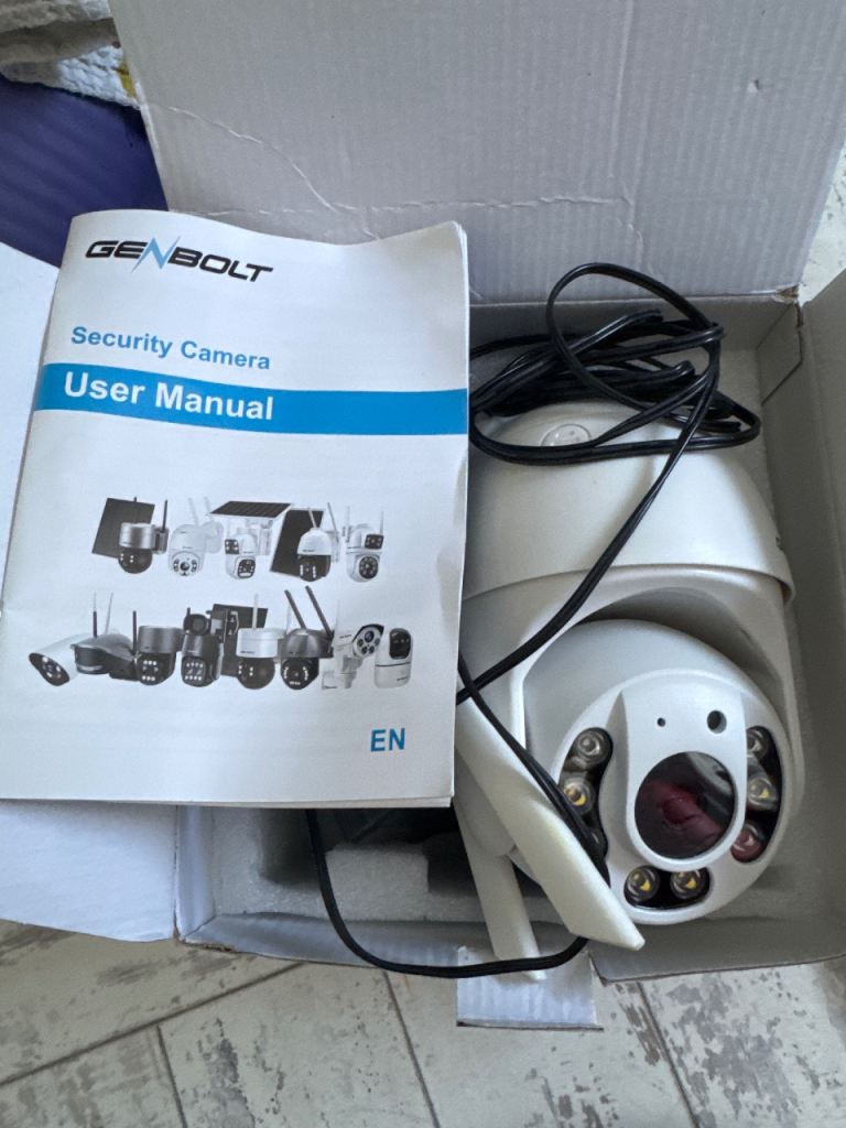 GENBOLT Security Camera – Brand New in Box