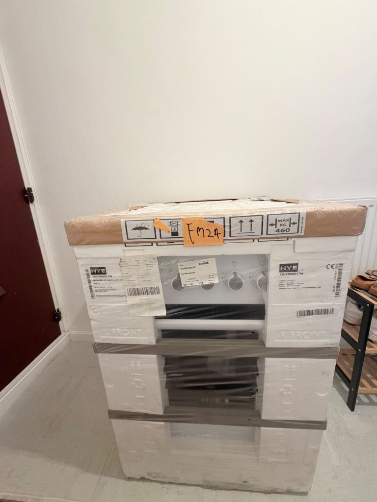 Brand New HYE Gas Cooker & Electric Oven 60cm – Unopened