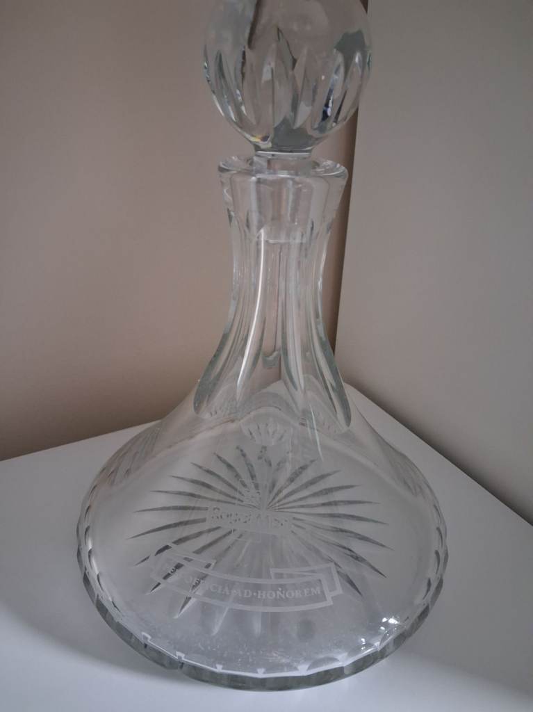 Royal Mail Commission Crystal Decanter & Stopper