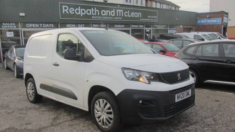 2020 Peugeot Partner 1000 1.5 BlueHDi 100 Professional Van PANEL VAN DIESEL Manual