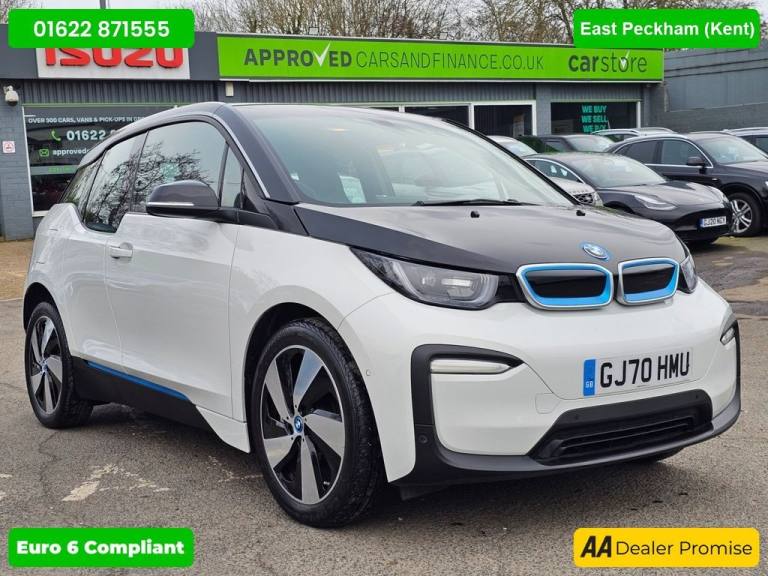 2020 BMW i3 White 42.2kWh electric hatchback, 22,729 miles, Automatic, Sat nav, Apple C Hatchback...