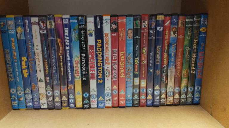 Large Collection of Children's DVDs – Good Condition