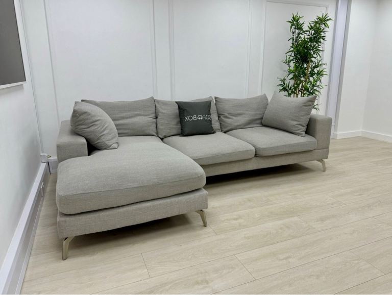 FREE DELIVERY sofology L shape grey sofa couch corner Ikea dfs beige