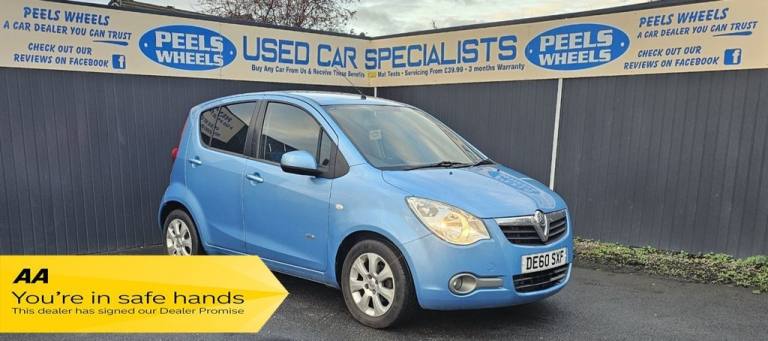 2010 60 VAUXHALL AGILA 1.2 16V DESIGN MPV 5DR PETROL MANUAL EURO 5