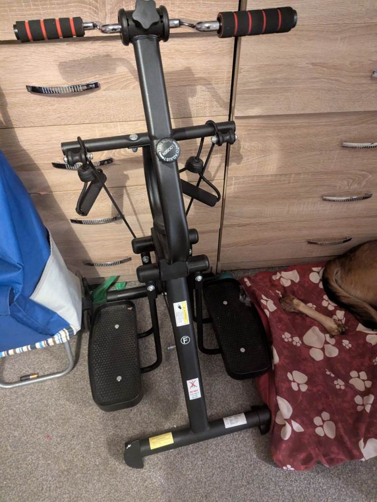 mini mobility trainer or exercise bike designed for low-impact workouts