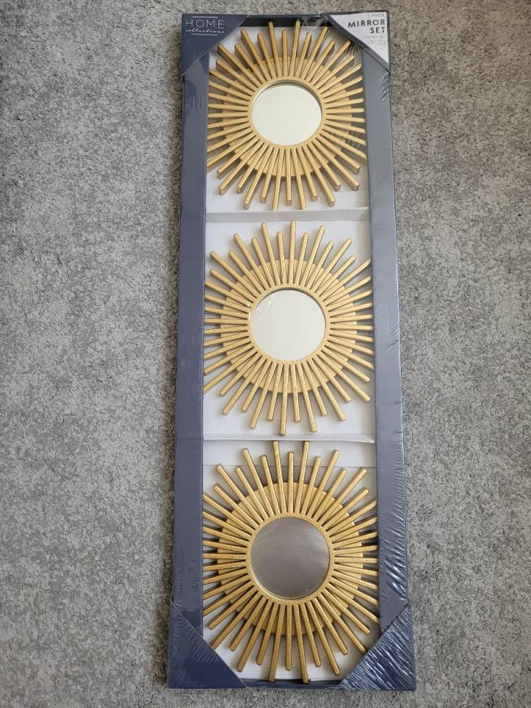 Gold Mirrors set