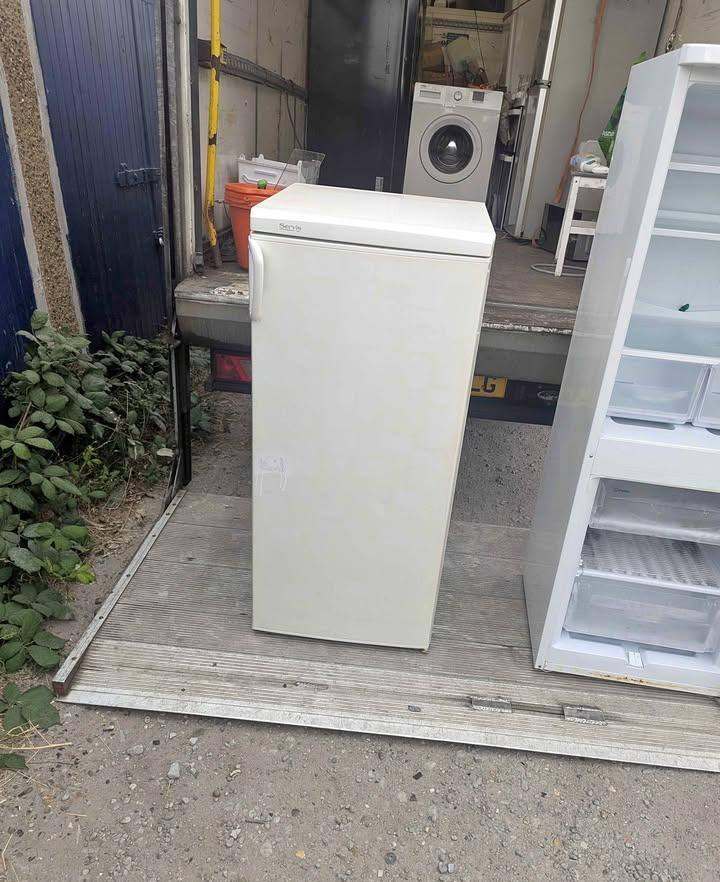 White Freestanding Tall Freezer - Good Condition