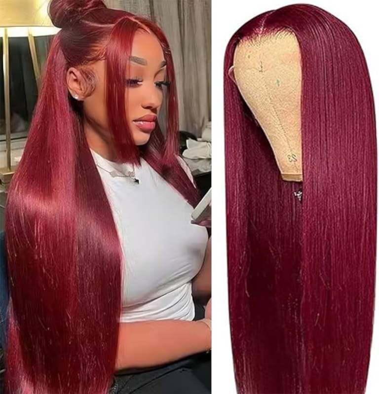 Long Red Straight Wig – New, Unused