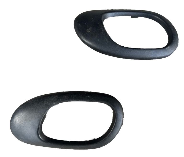 GENUINE PEUGEOT 206 1998 on PAIR OF FRONT DOOR HANDLE TRIM
